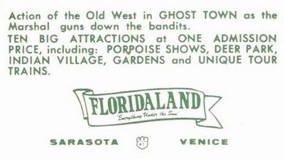 Floridaland - Postcard Back (newer photo)